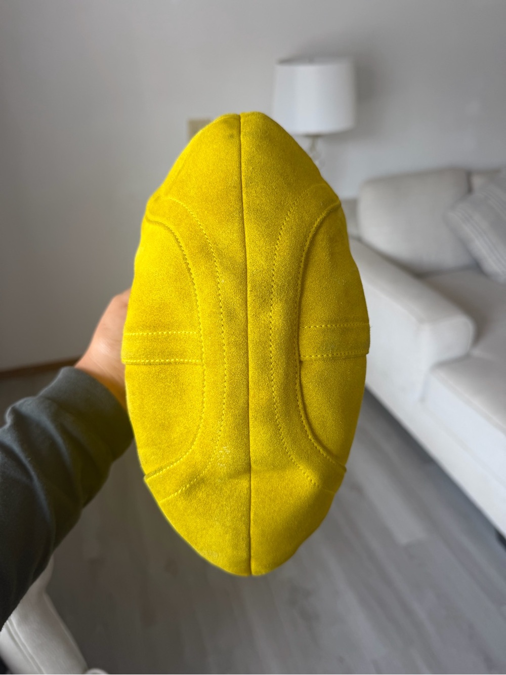 Vintage Y2K Coach Yellow Suede Soho Hobo Bag ☀️ - Picture 5 of 9